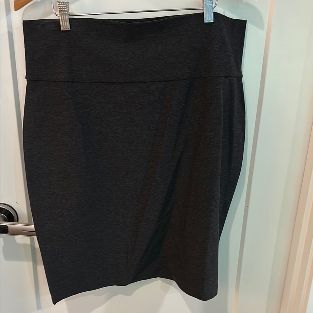 Fold over Black Women's Skirt